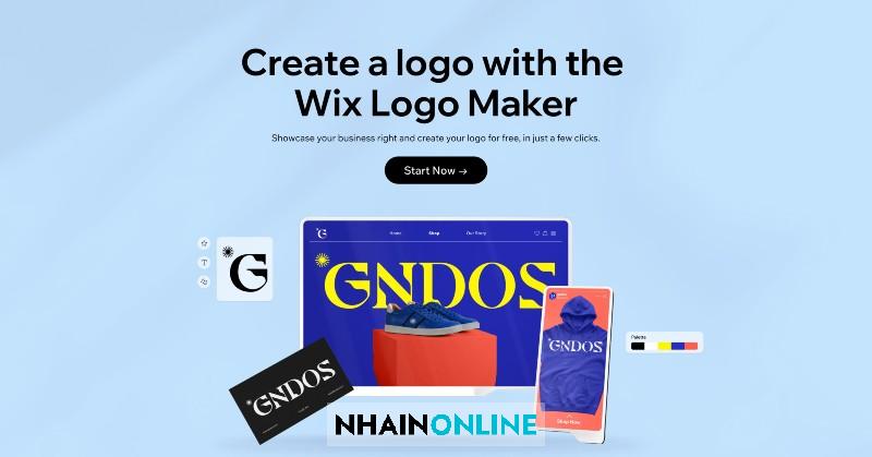 Thiết kế logo với Wix Logo Maker