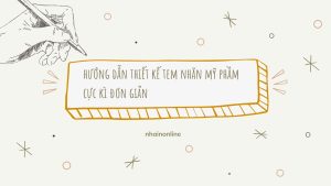 thiet ke tem nhan my pham 1