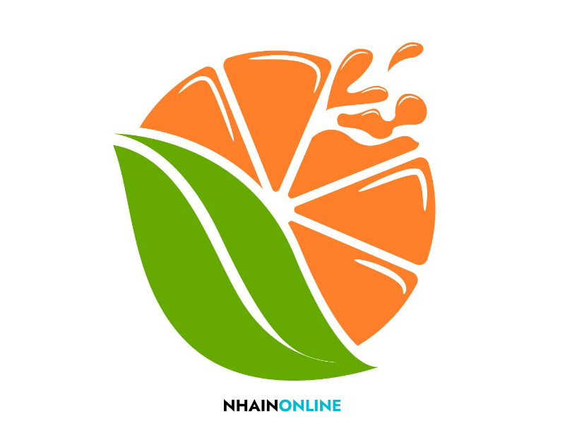 Logo trái cây nhập khẩu ấn tượng