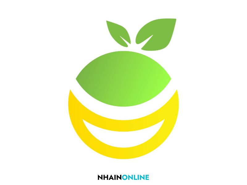 Mẫu logo trái cây sấy dành cho cửa hàng