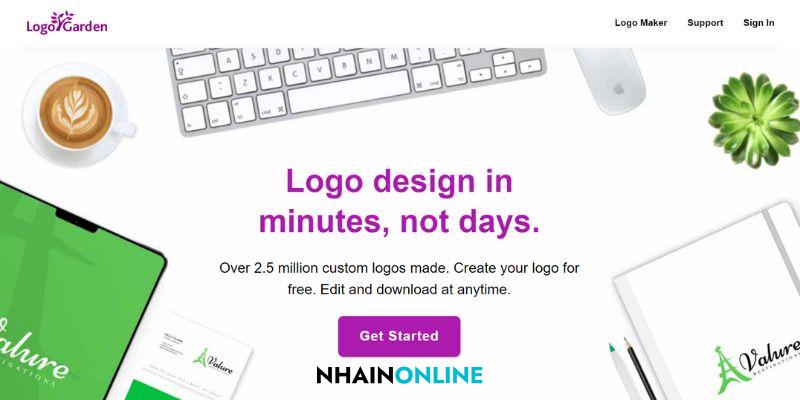 Web tạo logo miễn phí chất lượng