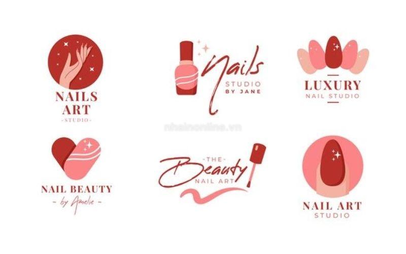 Logo nail trẻ trung được nhiều nhãn hàng hướng tới và lựa chọn