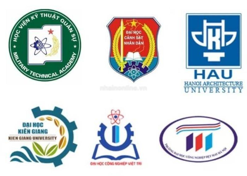 Những logo dạng chữ được nhiều trường học lựa chọn vì sự tối giản và nội dung biểu thị mang giá trị cao
