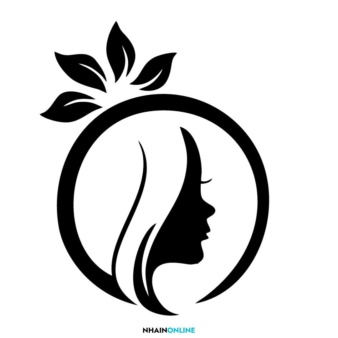 Logo salon tiệm tóc nữ