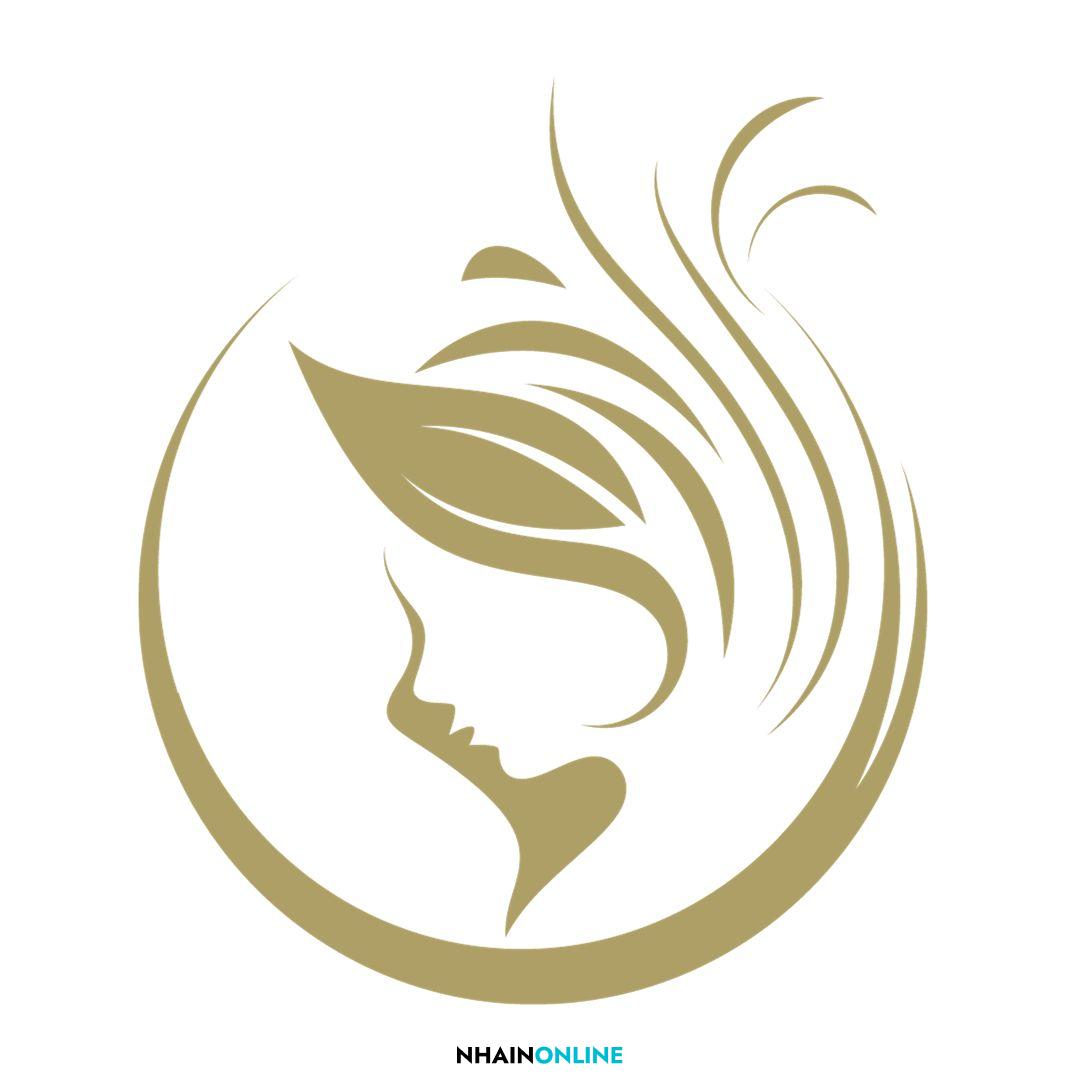 Mẫu logo cho tiệm tóc nữ
