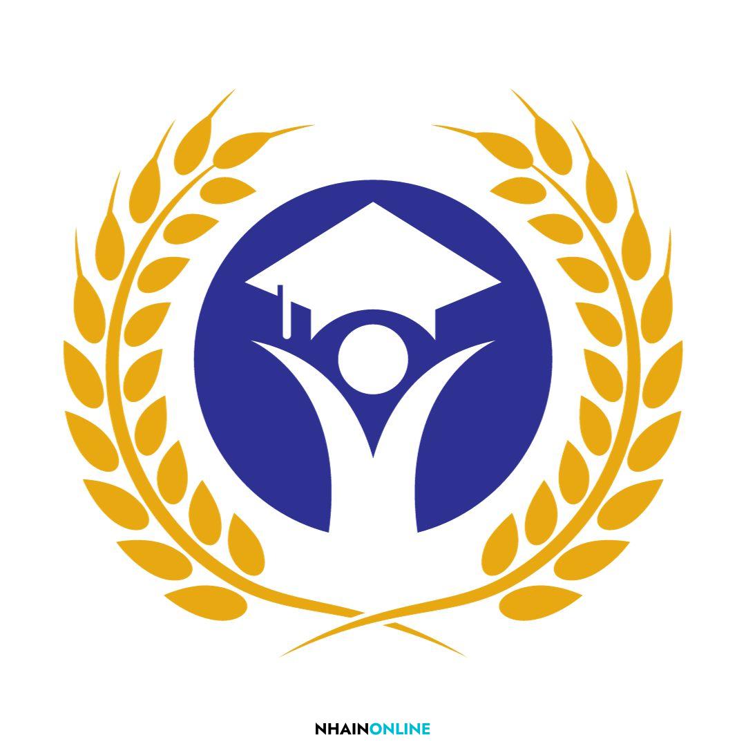 Mẫu logo trường học đơn giản
