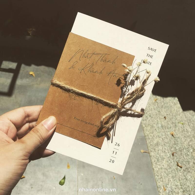 Mau thiet ke thiep cuoi vintage (2) Mẫu thiết kế thiệp cưới vintage