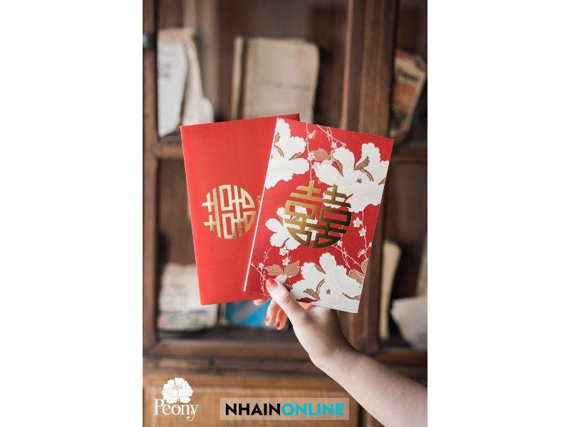 mẫu thiệp cưới truyền thống