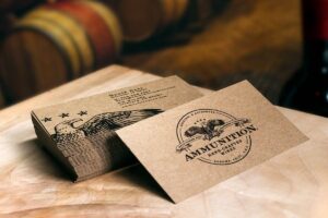 Ứng dụng giấy Kraft vào in ấn business card